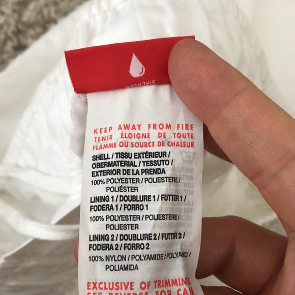 White PUMA activity pants & small zippers each leg, light and comfortable, US M - Picture 8 of 14